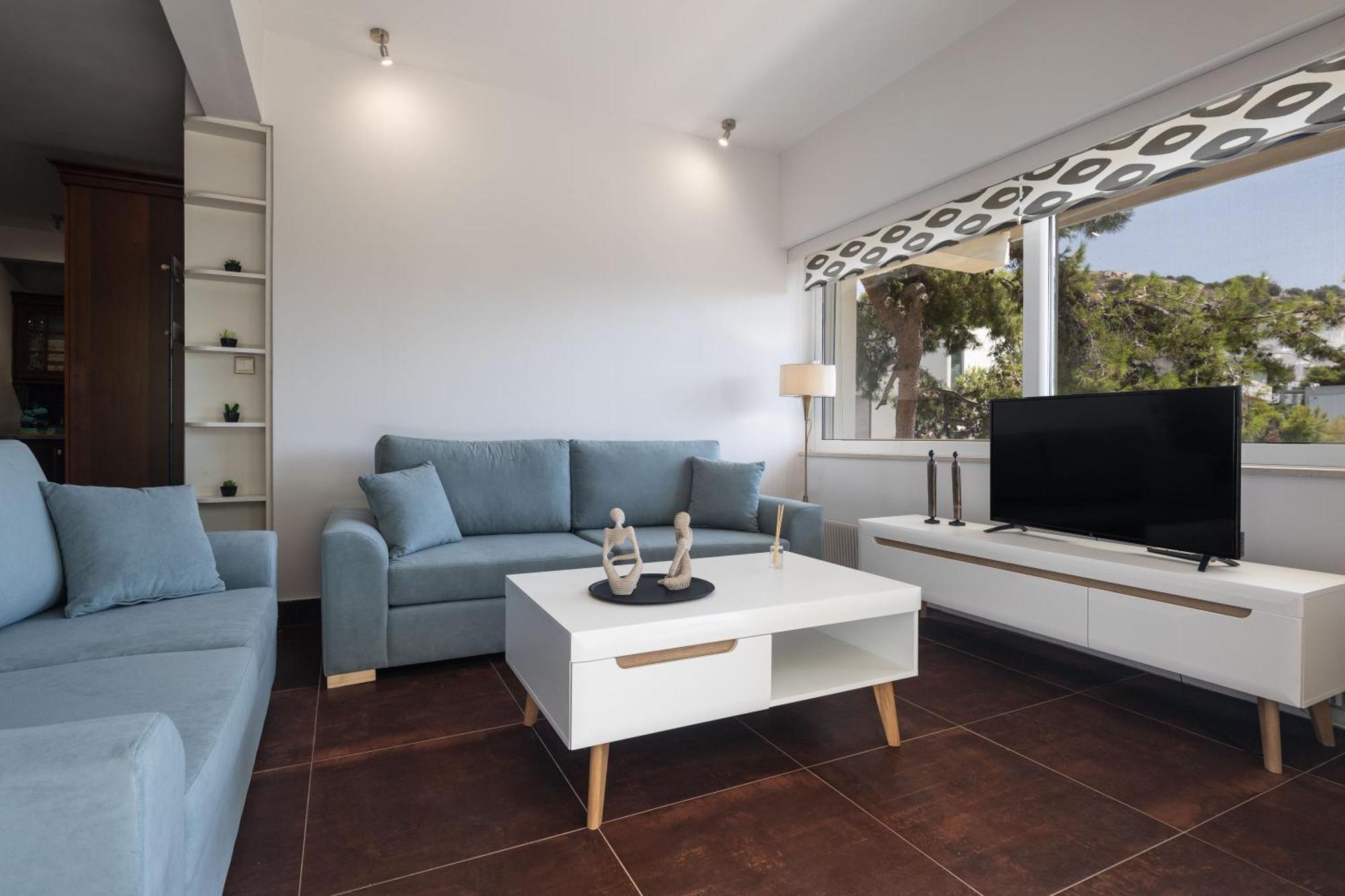 Relux Sea View 2 Bedroom Apartment By Blupine Athens Luaran gambar
